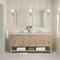James Martin Vanities 72'' Double Vanity, Whitewashed Oak w/ 3 CM White Zeus Quartz Top 330-V72-WWO-3WZ - alternate 5